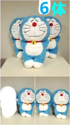 超人気破格！6体！ドラえもん ノーマルカラー おねんね 超BIG