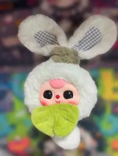 ベイビースリー　開運兎　チャック付ポーチ　ぬいぐるみ