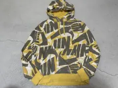 Nike ナイキ　グラフィックパーカー イエロー/グレー