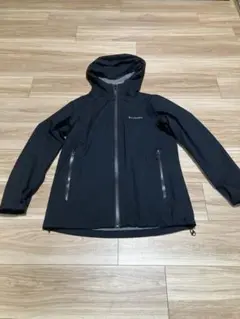 Columbia 黒 ウインドブレーカー フード付きＬ