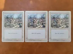 【MTG】神の怒り　英語版　4ED　3枚