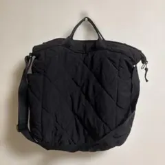 キルティングバッグ（ブラック） 軽量・撥水