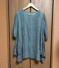 angel plus 五分袖 チュニック トップス