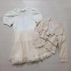 120 メゾピアノ 卒園式 入学式 セレモニー 制服 ワンピース