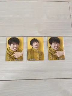 津田健次郎　ベンザブロックプレミアム トレーディングカード 3枚セット