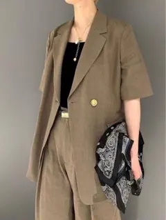 ジャーナルスタンダードレサージュ　リネンストレッチハーフスリーブジャケットのサムネイル