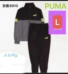 PUMA L セットアップ　トレーニングスーツ ジャージ上下 メル平P