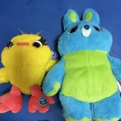 トイストーリー ダッキー＆バニー ぬいぐるみセット