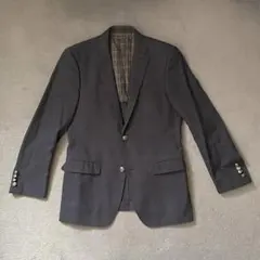 バーバリーブラックレーベル　テーラードジャケット　ネイビー　M　ブレザー