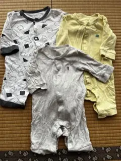 ベビー 70サイズ　まとめ売り　ロンパース　カバーオール　長袖のサムネイル