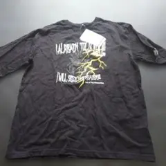 北斗の拳 プリント半袖Tシャツ ブラック L