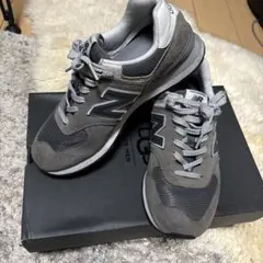 New Balance ML574 グレー スニーカー　27