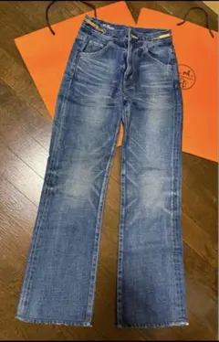 【未使用】CELINE(セリーヌ)ブーツカットデニム・ サイズ24 CELINE - 美品CELINEブーツカットデニム黒24インチの通販 by RM