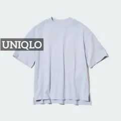 k0269 UNIQLO エアリズムコットンT ライトブルーのサムネイル