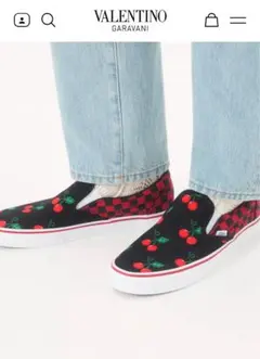 26ss VALENTINO VANS チェリー柄 スニーカー 42 27cmのサムネイル