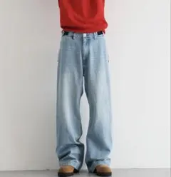 KAIKO THE DENIM LOOSE FIT VINTAGE INDIGOのサムネイル