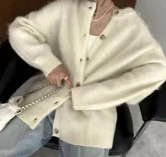 【新品タグ付き】CLANE ボルドーカーディガン フリーサイズ