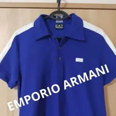a*k様 EMPORIO ARMANI EA7 ポロシャツ ブルー ホワイトのサムネイル