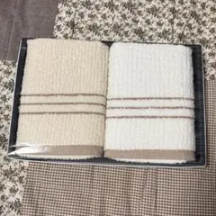 【新品・未使用】泉州タオル フェイスタオル 2枚セットのサムネイル