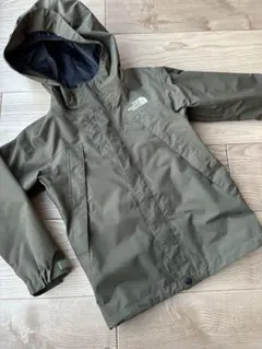 美品ノースフェイス　スクープジャケット130 カーキ