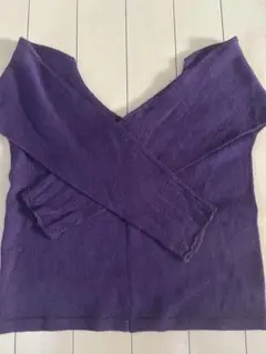 バレエ　チャコット　ニットトップス　ジュニアサイズ