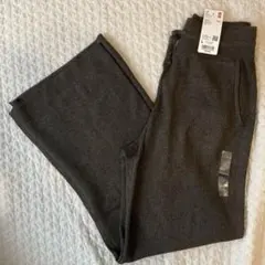 M*n様 ウォッシャブルニットリブパンツ L ブラウン