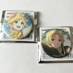 プロセカ　グリッター缶バッジ　鏡音レン　特訓前　特訓後　37 38 B