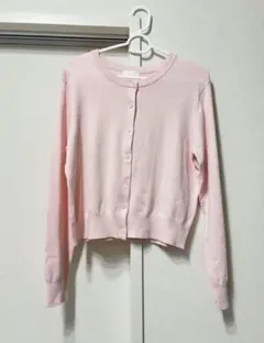 H&M ファインニットカーディガン ピンク