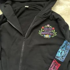リメンバーミー　スウェットパーカー　ブラック　LL