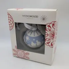 ウェッジウッド製磁器製クリスマスオーナメント ブルーポートランド花瓶 ウェッジウッド製磁器製クリスマスオーナメント ブルーポートランド