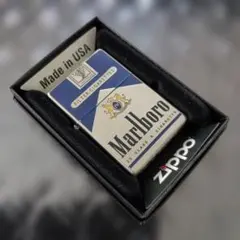 レア未使用マルボロZIPPO/ジッポーMarlboroロゴメタルプレート当選限定 