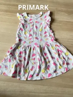 PRIMARK アイスクリーム柄 ノースリーブワンピース 120-130 H&M