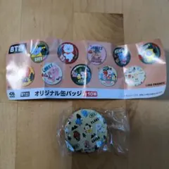 BT21 缶バッジとBTS TinyTAN BAND CURE ばんそうこう