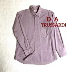 TRUSSARDI ボタンダウンシャツ ダンガリー　ピンク系　長袖のサムネイル