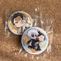 【匿名配送】ぴた！でふぉめ　呪術廻戦 懐玉・玉折 缶バッジ　五条悟　夏油傑
