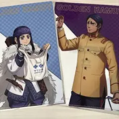 ゴールデンカムイ サツドラ アシリパ 鯉登音之進 クリアファイル2点セット