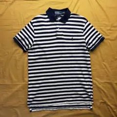 polo by Ralph Lauren ポロシャツ　ボーダー　ネイビー　白