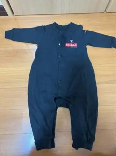 DOUBLE.B 黒 ロンパース 80cm