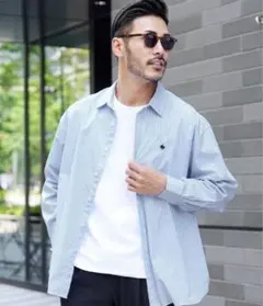 poloBCSメンズストライプシャツ