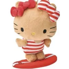 ハローキティ　日焼け キティ マスコットチャーム