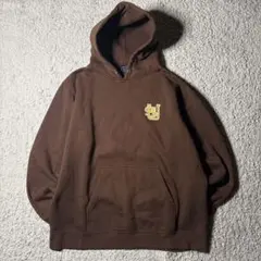 old stussy パーカー　ワンポイント刺繍　ロゴ刺繍　90s 紺タグ　古着