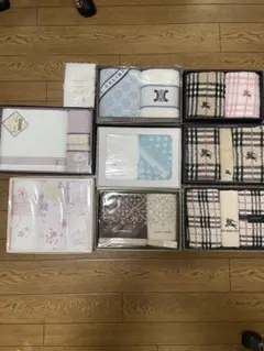 バーバリーセリーヌ今治タオルブランドタオルセット8箱まとめ売り
