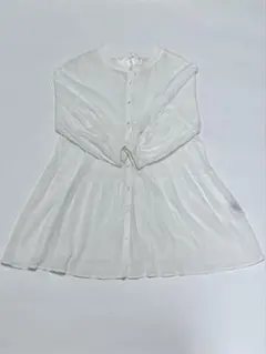 Heather ホワイト 長袖ワンピース【即購入可】