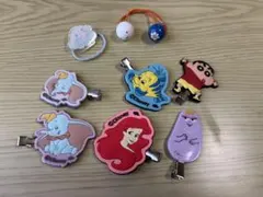 【8個セット】キャラクター ヘアアクセサリー