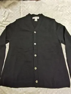 【新品未使用】コムデギャルソンシャツ フォーエバー Vネックカーディガン 黒 S 新品未使用】コムデギャルソンシャツ フォーエバー Vネック