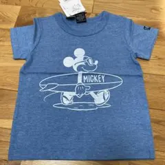 ミッキー サーフィン Tシャツ 青
