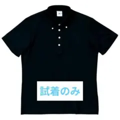 ミズノ ボタンダウン ポロシャツ L ブラック 黒【試着のみ】のサムネイル