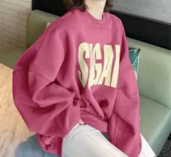 平成　SUGARプリント ピンク スウェット