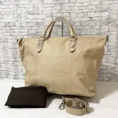美品✨ZANELLATO ザネラート・レザー2wayボストンバッグ ベージュ系のサムネイル