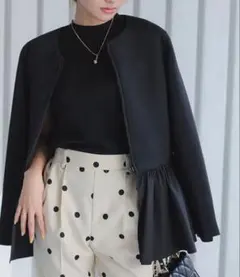 神戸レタス　ダンボールペプラムブルゾン